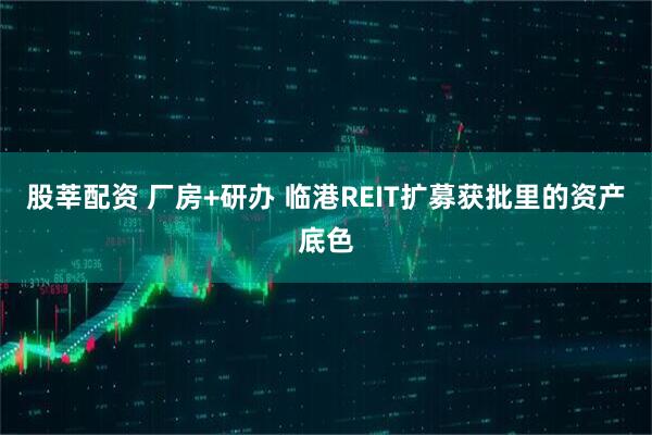 股莘配资 厂房+研办 临港REIT扩募获批里的资产底色