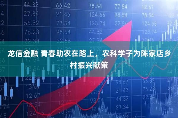 龙信金融 青春助农在路上，农科学子为陈家店乡村振兴献策
